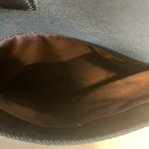 Vintage Coach Leather & Microfiber Fabric Satchel - Picture 13 of 15